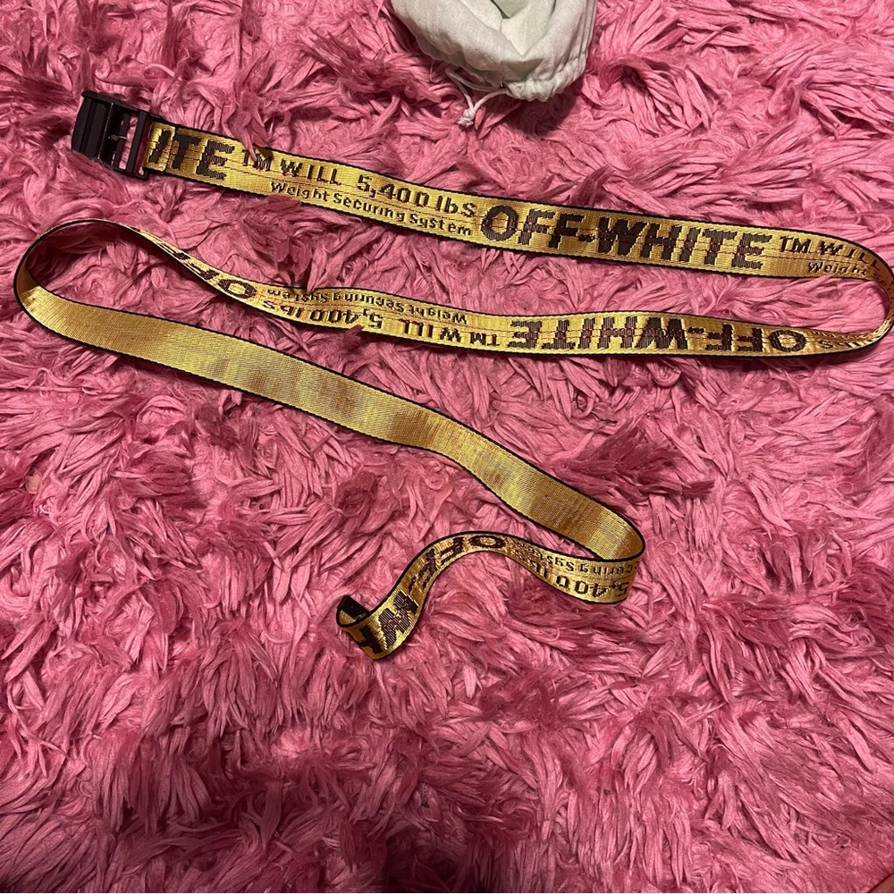Authentic Off white belt - c/o Virgil Abloh industrial waist belt